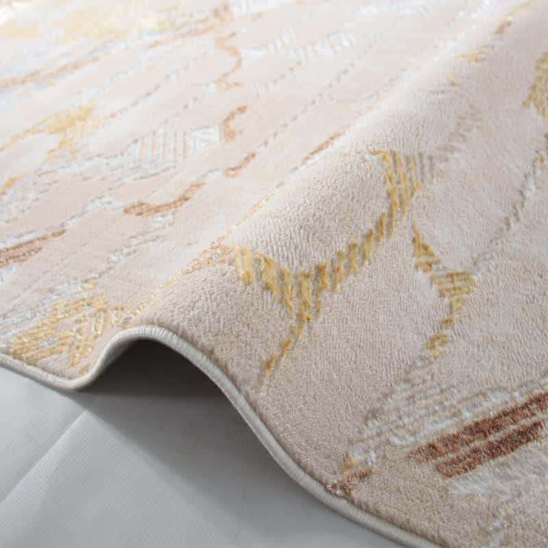 Alin Beige Gold Modern Rug - 05655A