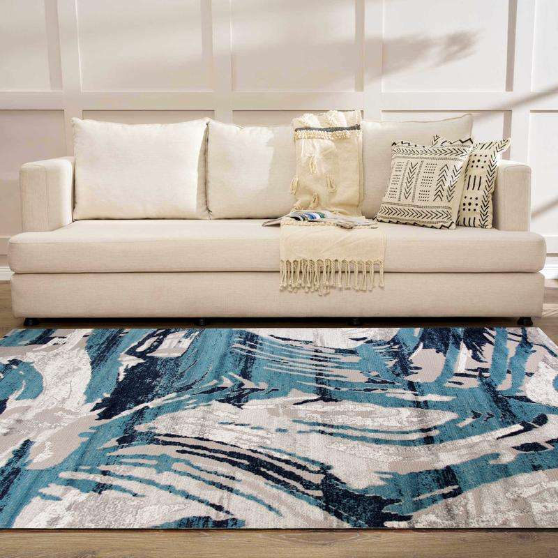 Alin Blue Grey Rug - 06565F