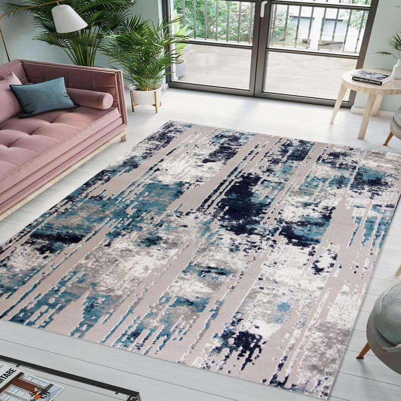 Alin Blue Grey Rug - 06736C