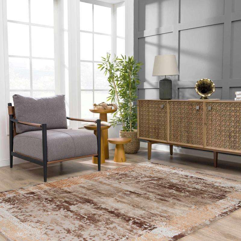 Alin Dark Beige Rug - 04391A