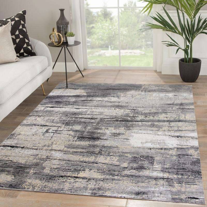 Alin Gold Grey Rug - 04388A