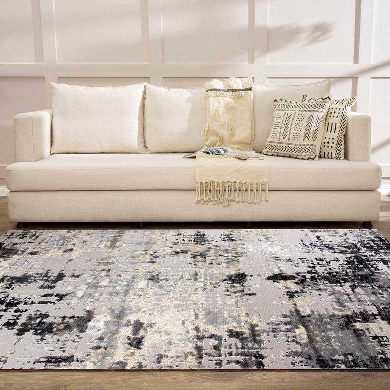Alin Gold Grey Rug - 04390A