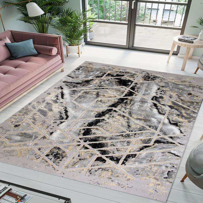Alin Gold Grey Rug - 05747F
