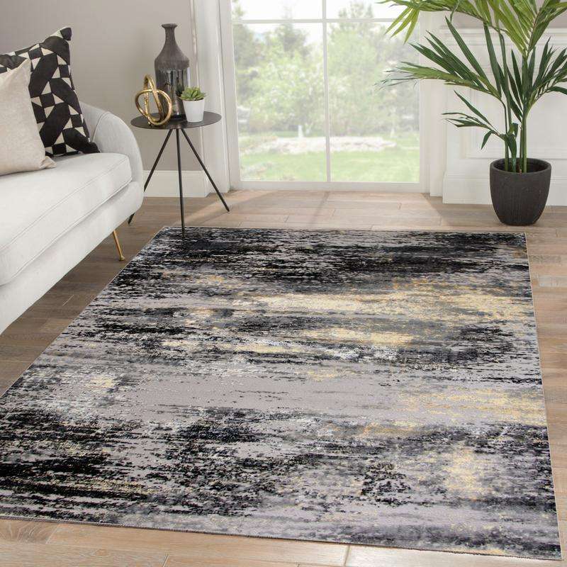 Alin Gold Grey Rug - 06144F