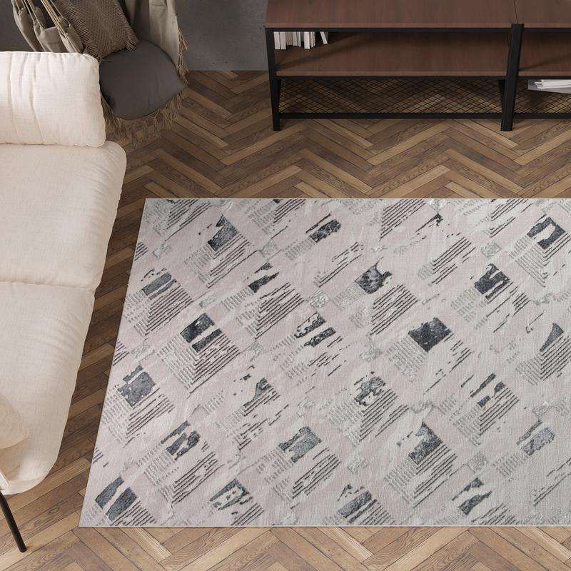 Alin Grey Modern Rug - 05331A