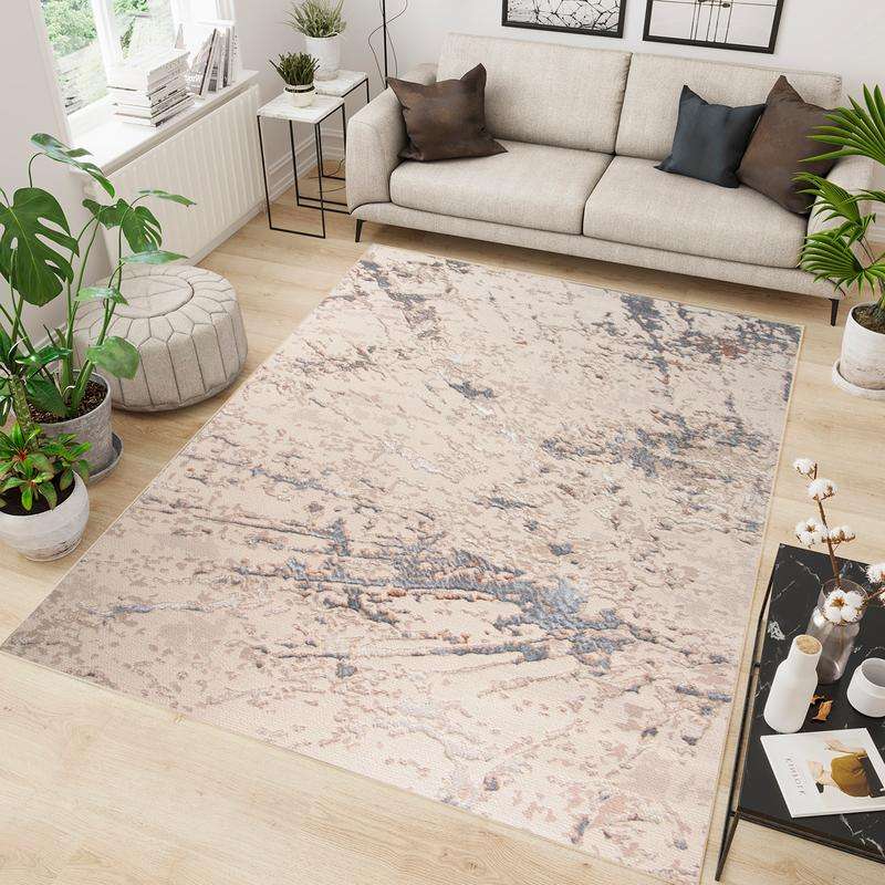 Alin Vizon Grey Modern Rug - 05669A