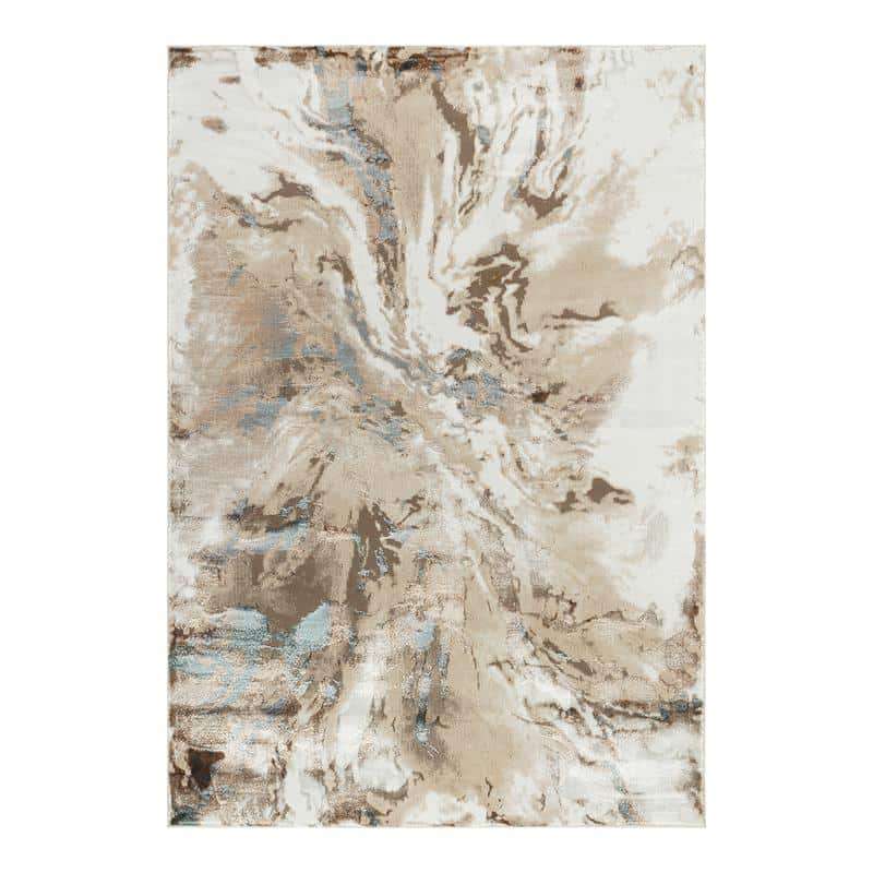 Artist Minimalist Beige Rug
