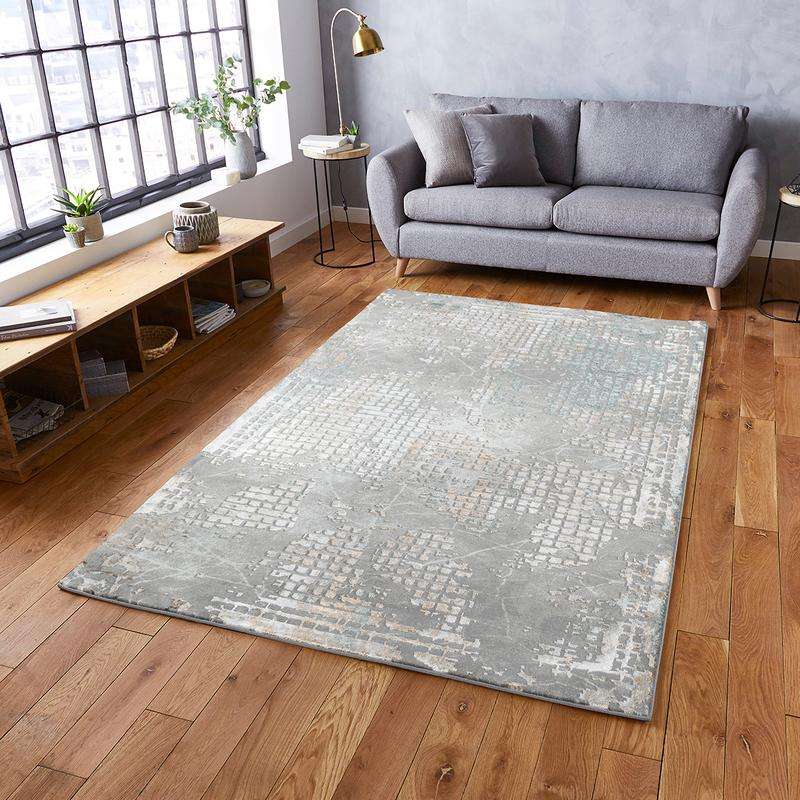 Artist Plain Gray Rug