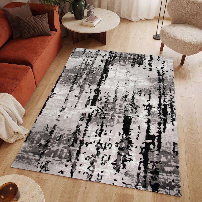 Diamond Black Rug - C1759