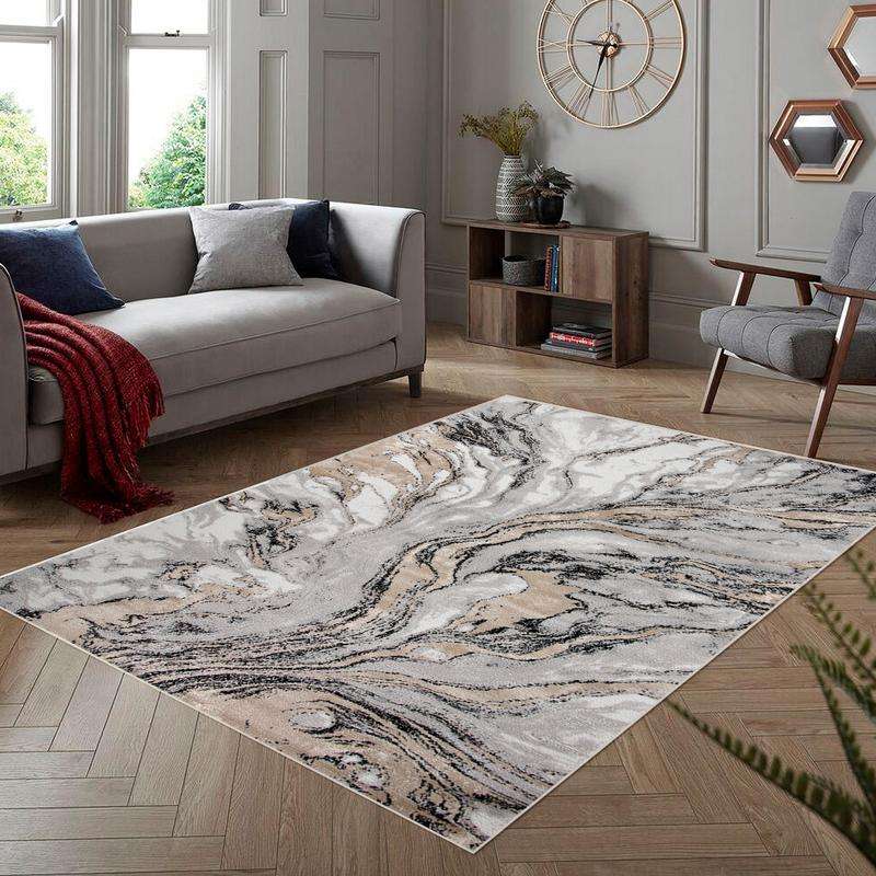 Diamond Black Rug - C1886