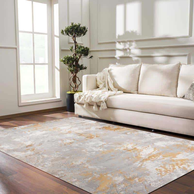 Diamond Yellow Rug - C1673