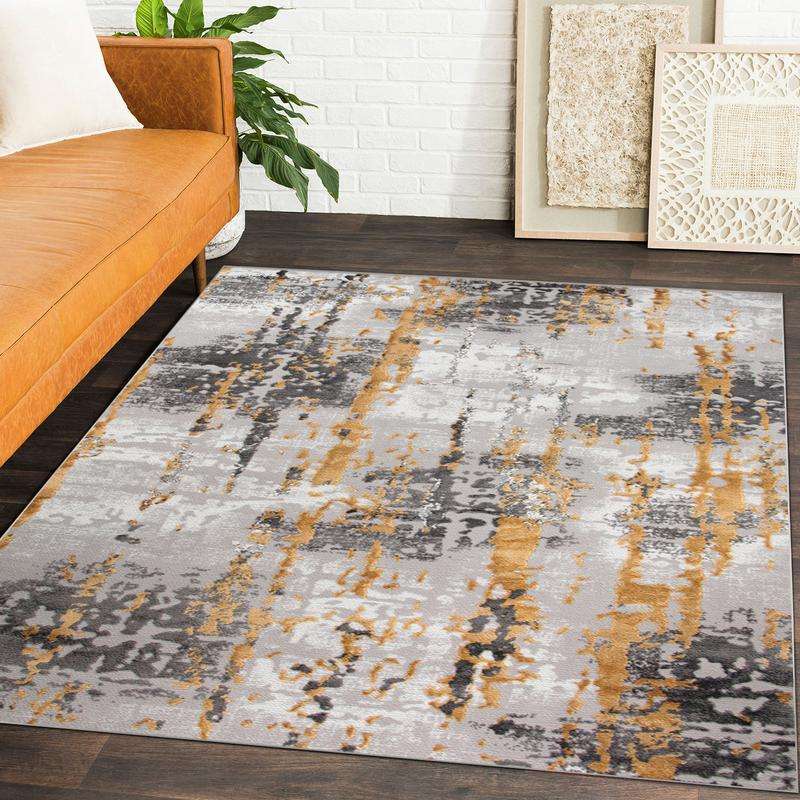 Diamond Yellow Rug - C1759