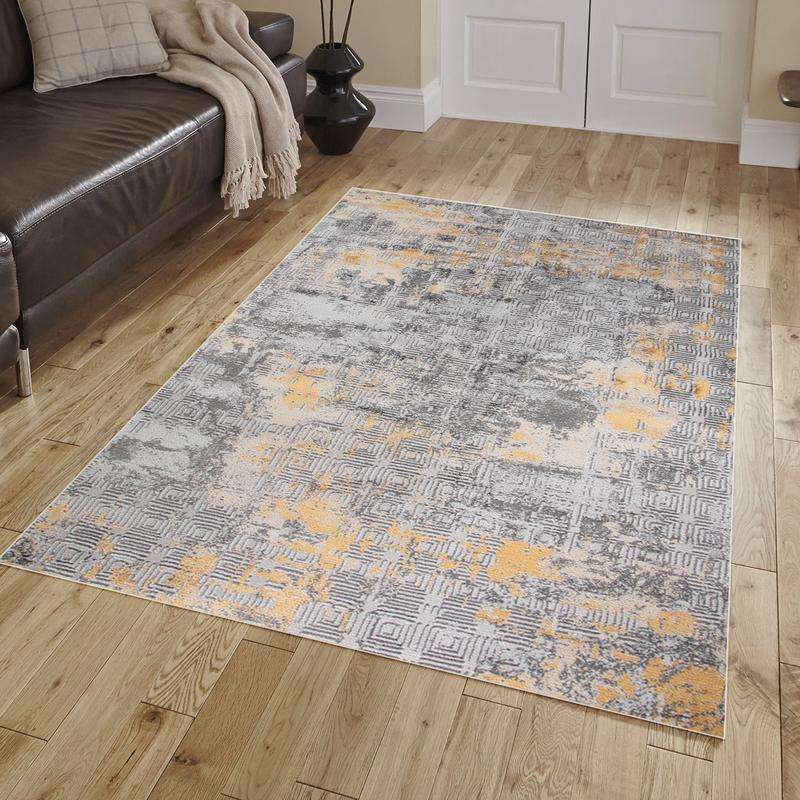 Diamond Yellow Rug - C1769