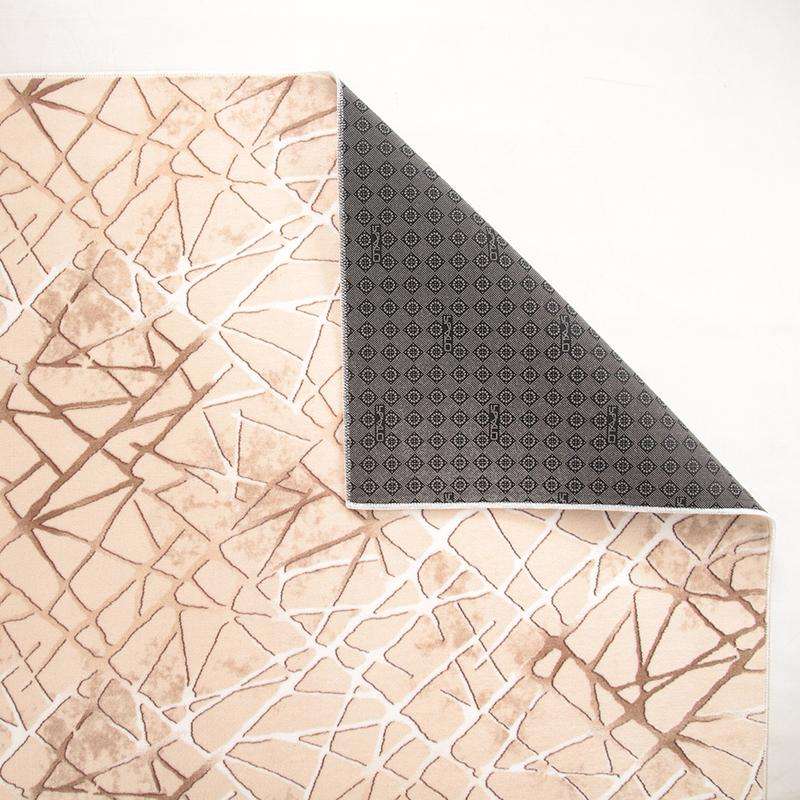 Digital Brown Stone Washable Rug