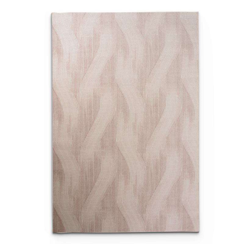 Digital Brown Wave Washable Rug