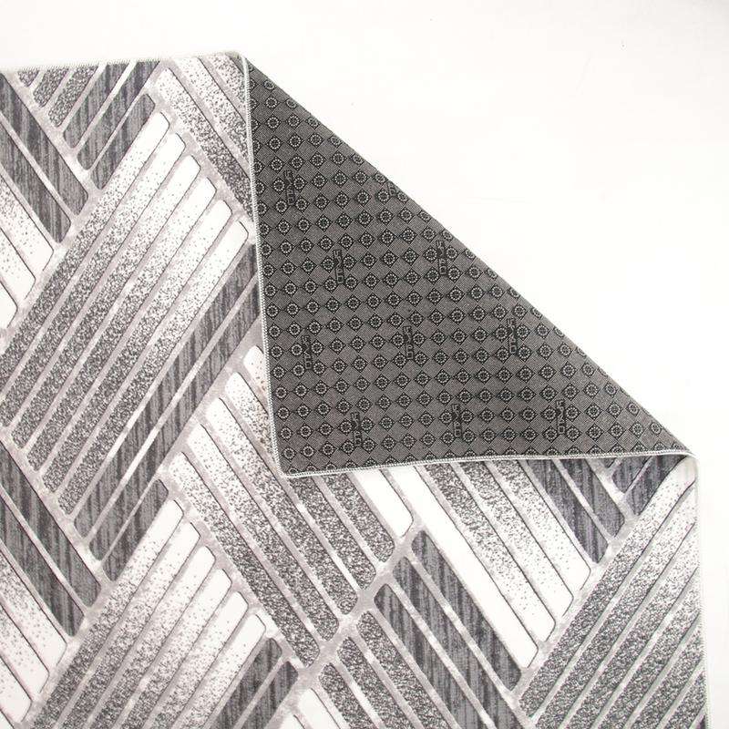 Digital Grey Arc Washable Rug