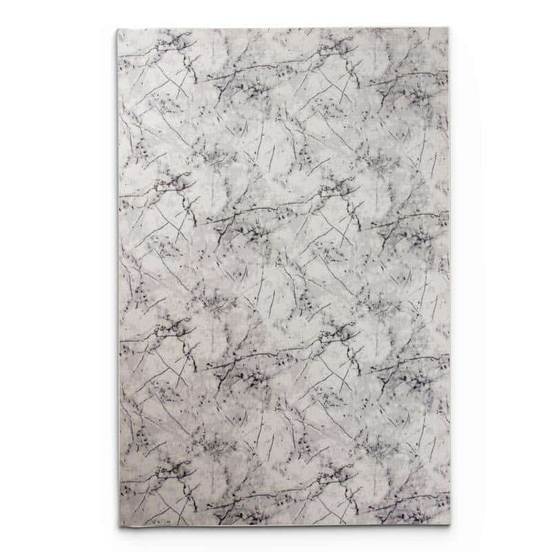 Digital Grey Crack Washable Rug
