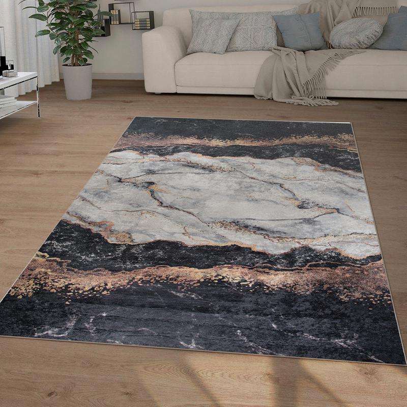 Digital Printer Black Cloud Rug