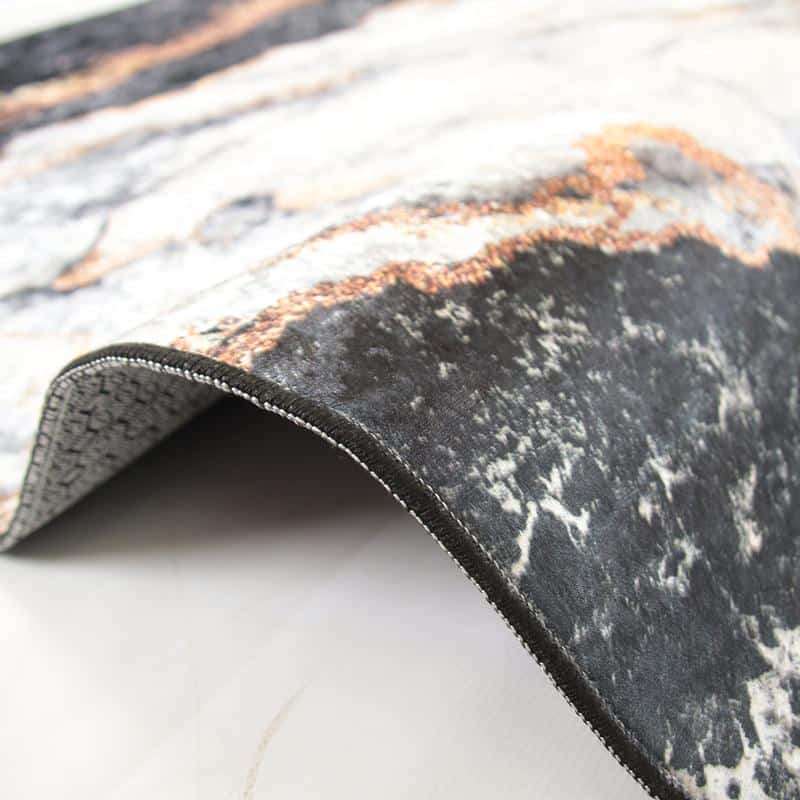 Digital Printer Black Cloud Rug