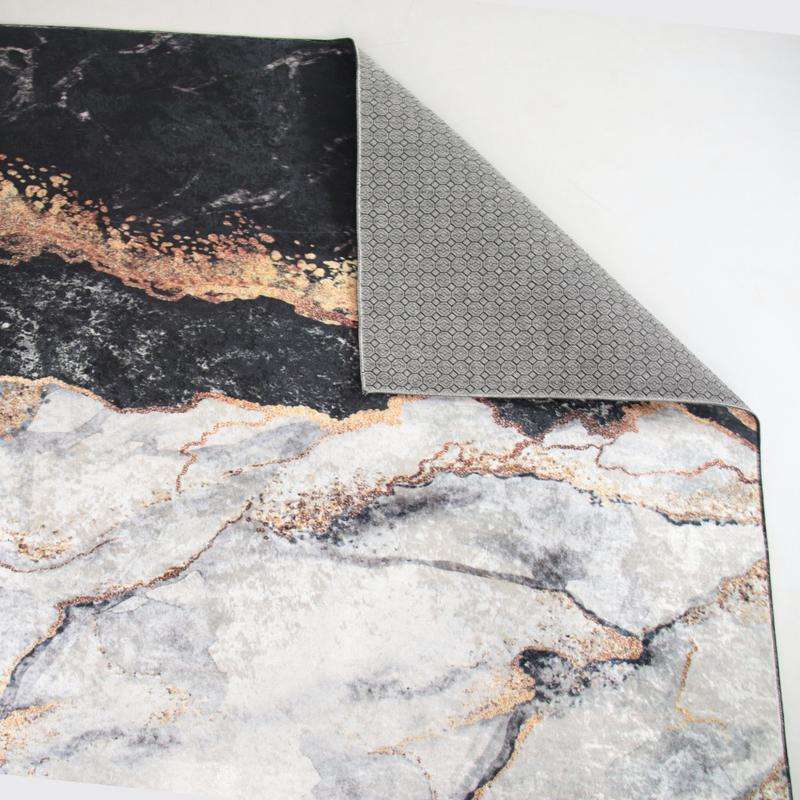 Digital Printer Black Cloud Rug