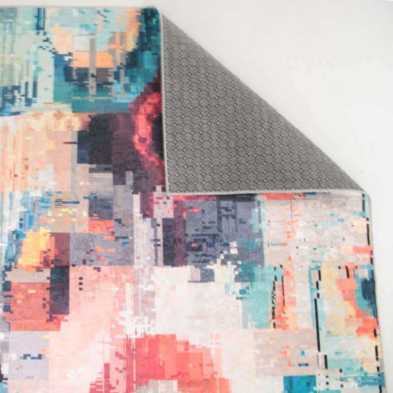 Digital Printer Cream Beige Rug
