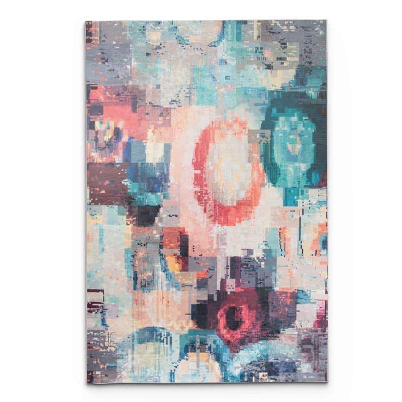 Digital Printer Cream Beige Rug