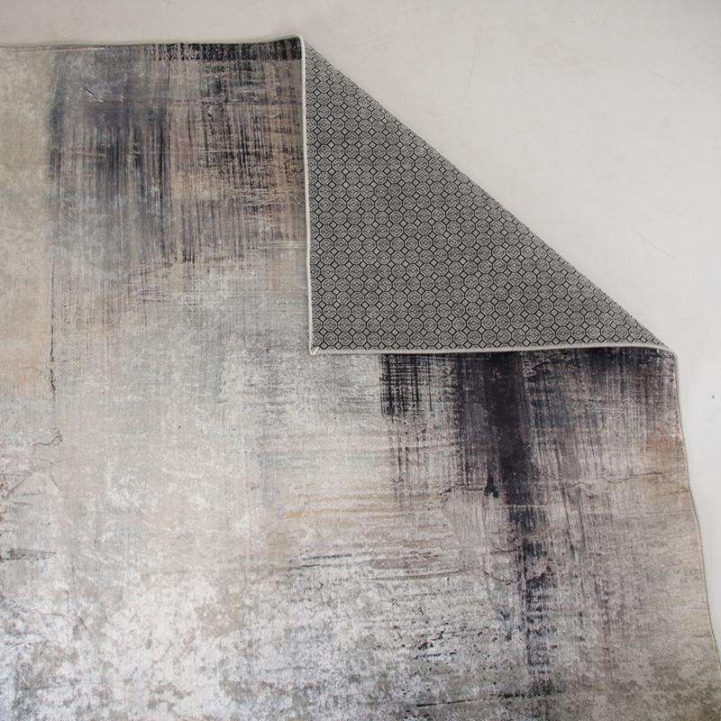 Digital Printer Grey Navy Rug