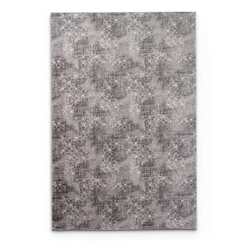 Digital Snowflake Washable Rug