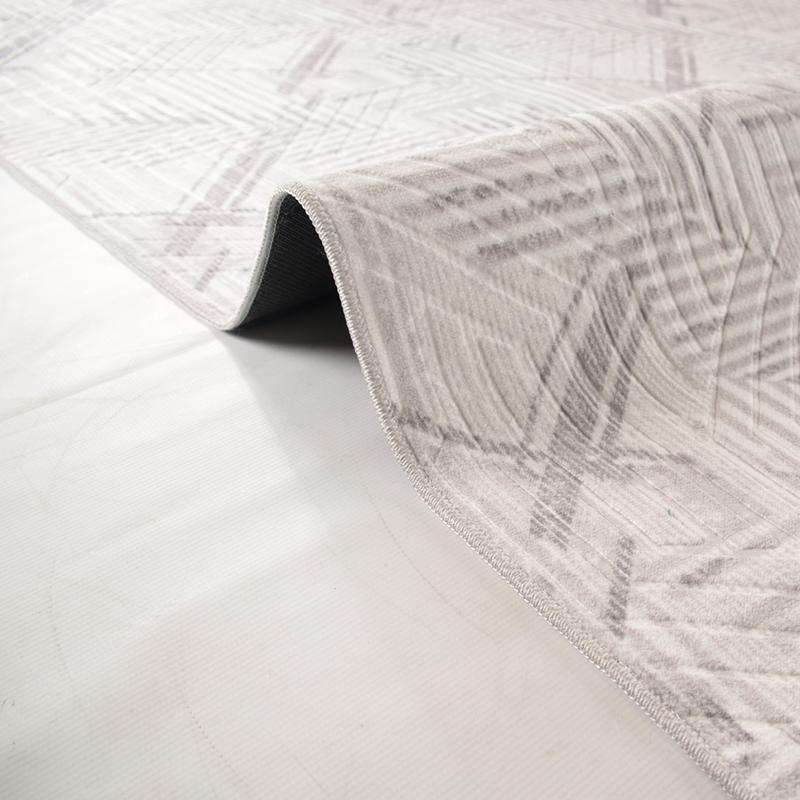 Digital Softy Grey Washable Rug