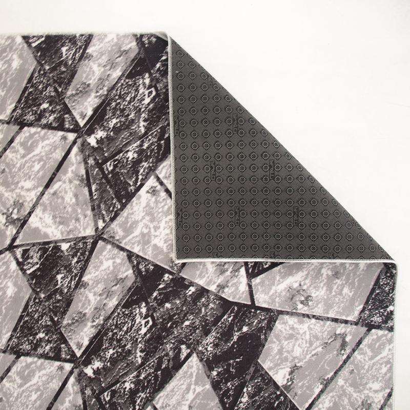 Digital Triangle Pattern Washable Rug