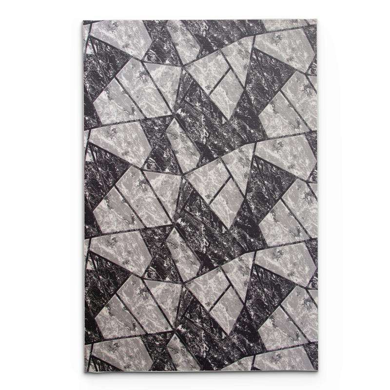 Digital Triangle Pattern Washable Rug