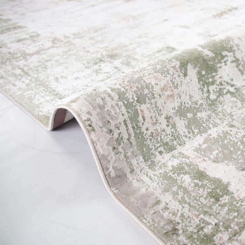 Diva Cream Green Rug - MR250