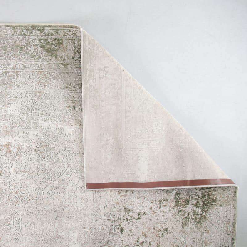 Diva Cream Green Rug - MR254