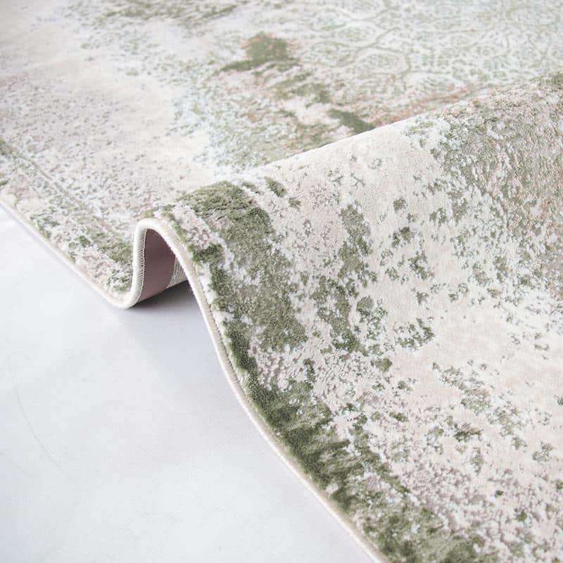 Diva Cream Green Rug - MR276