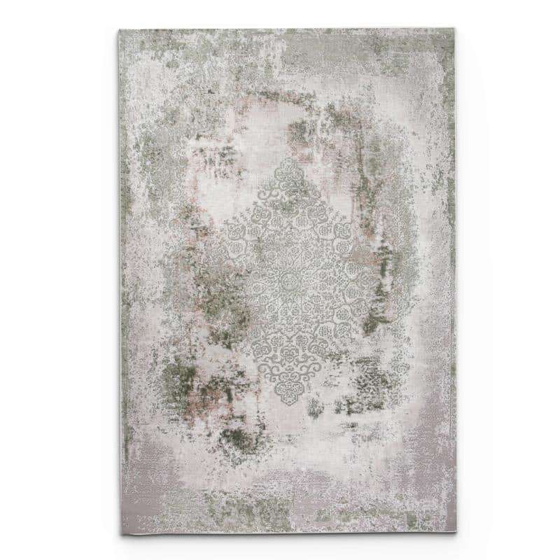Diva Cream Green Rug - MR276