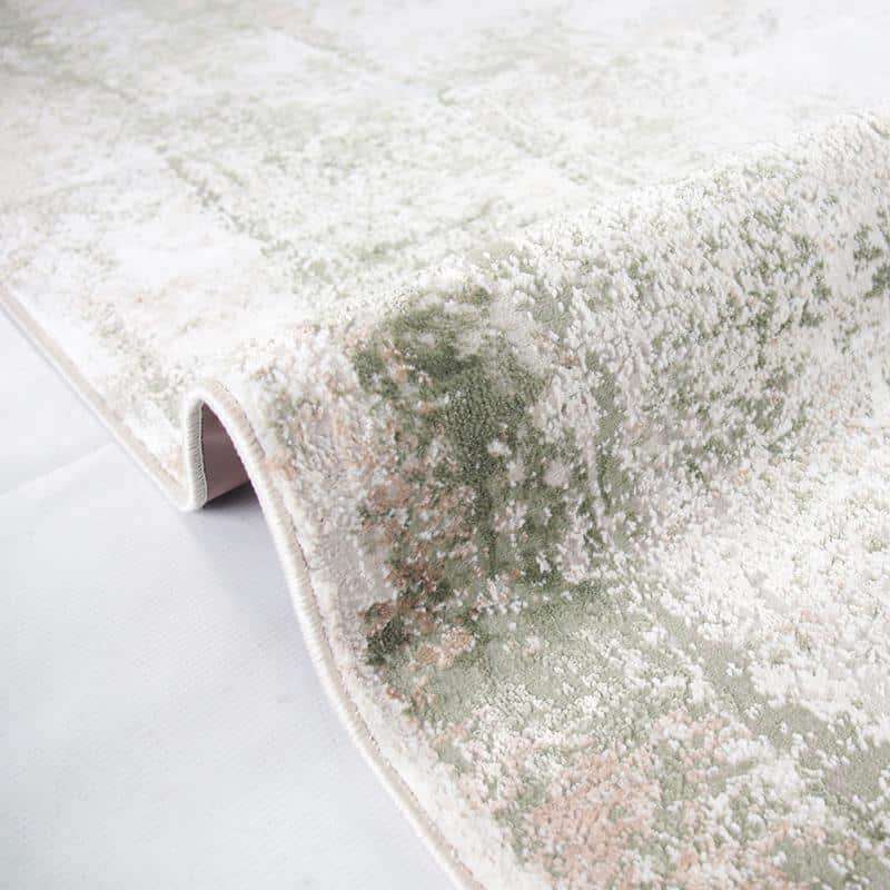 Diva Cream Green Rug - MR400