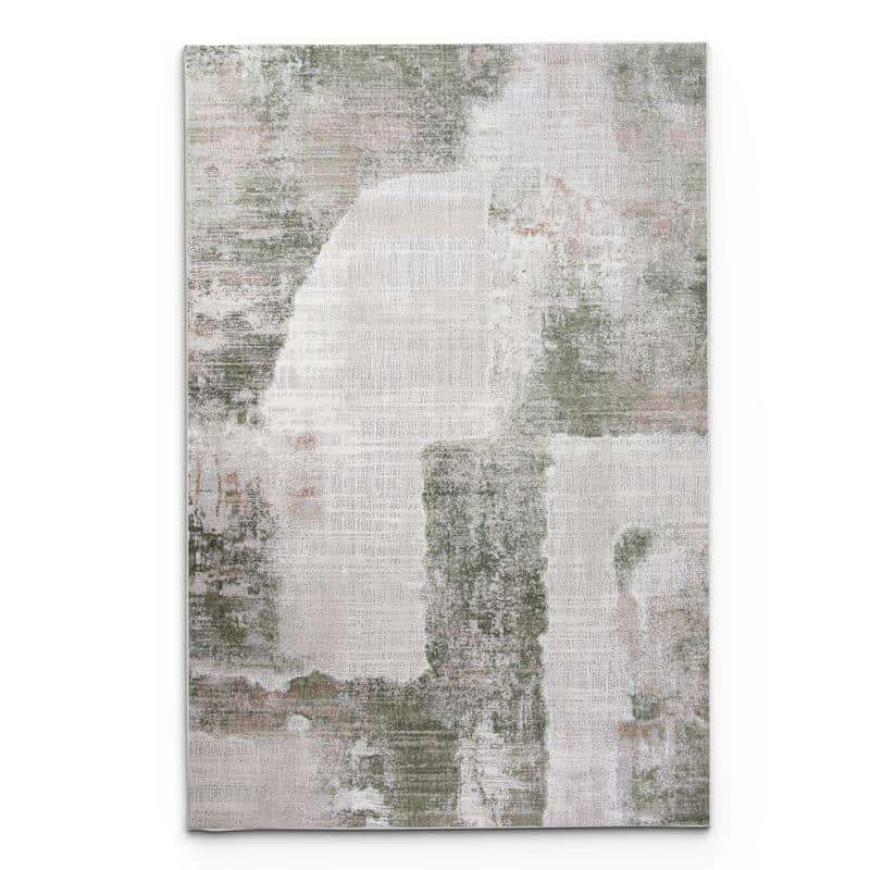 Diva Cream Green Rug - MR418