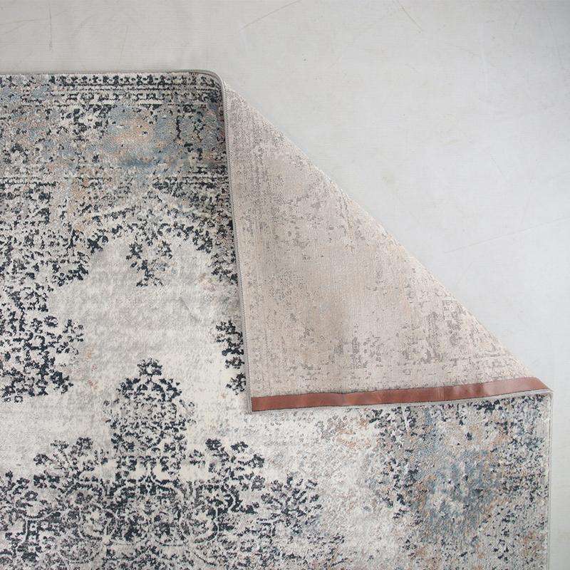 Diva Grey Navy Rug MR268