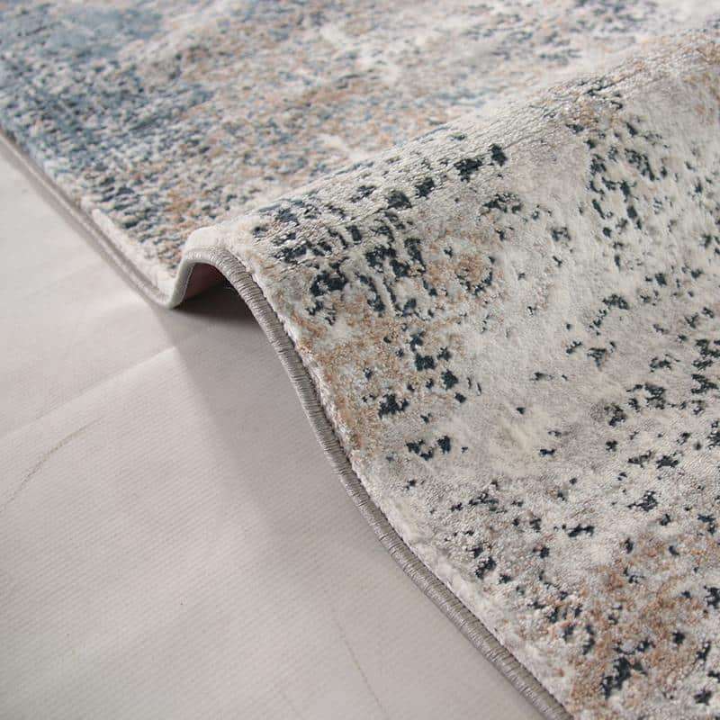 Diva Grey Navy Rug MR268