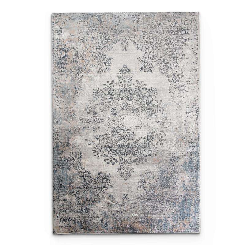 Diva Grey Navy Rug MR268