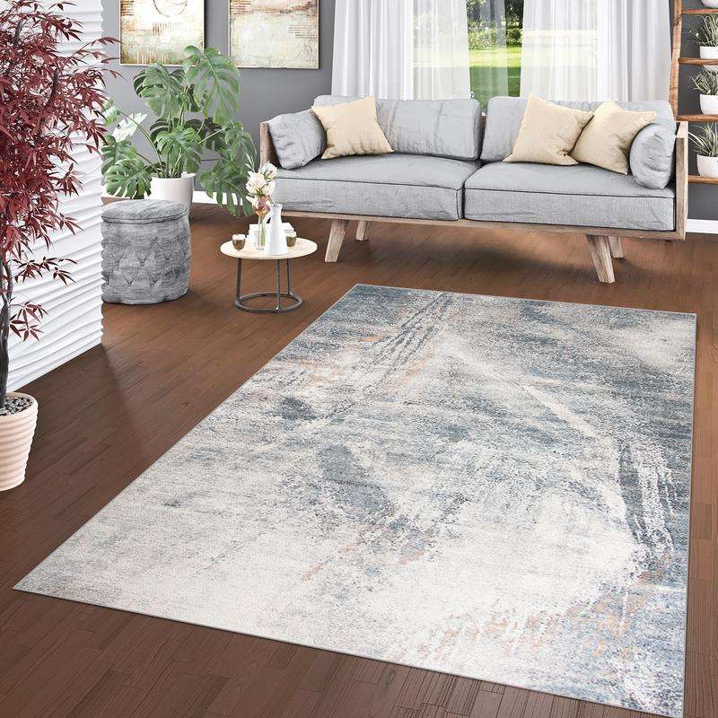 Diva Grey Navy Rug MR428