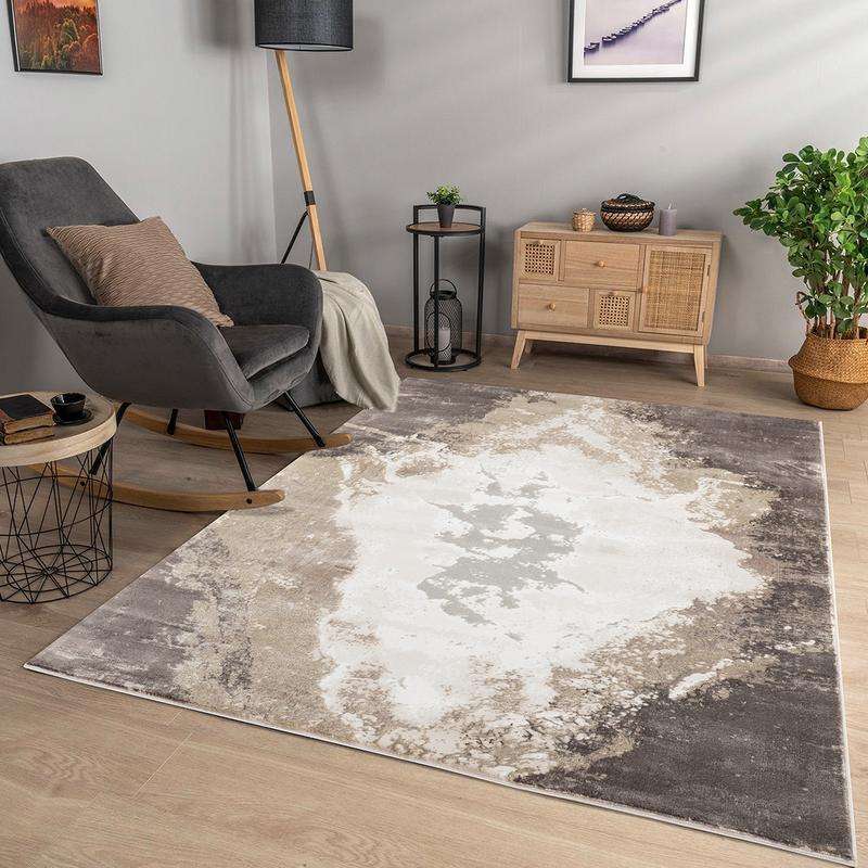 Elit Bore Beige Brown Rug