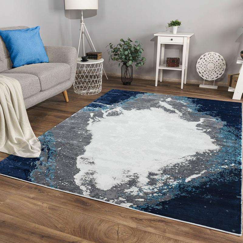 Elit Bore Grey Blue Rug