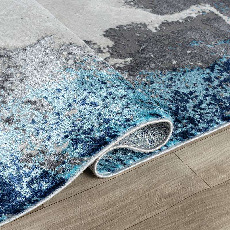 Elit Bore Grey Blue Rug