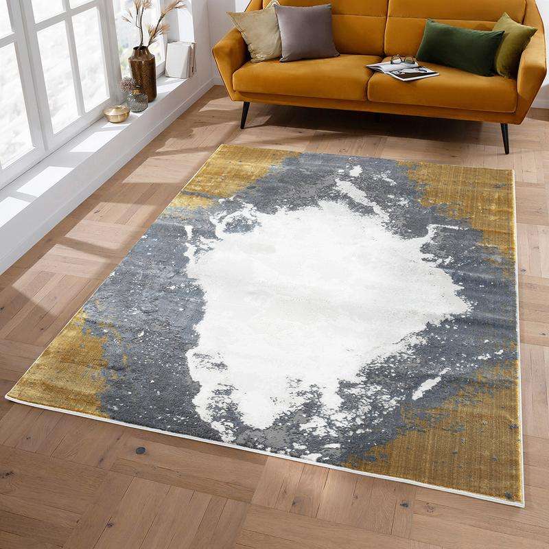 Elit Bore Grey Gold Rug