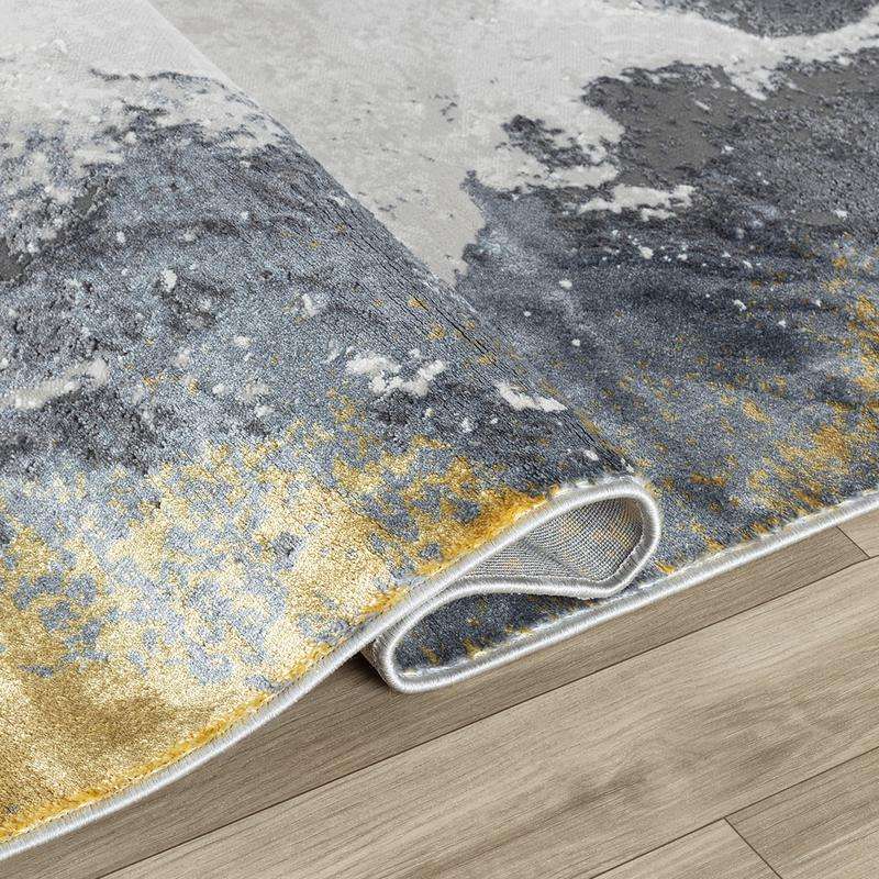 Elit Bore Grey Gold Rug