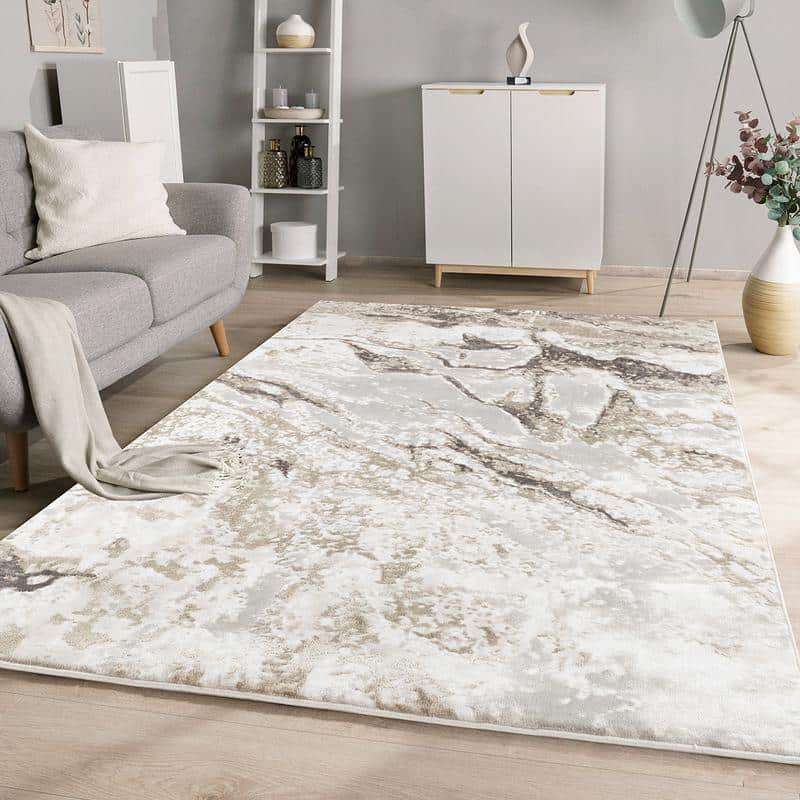 Elit Cave Beige Brown Rug