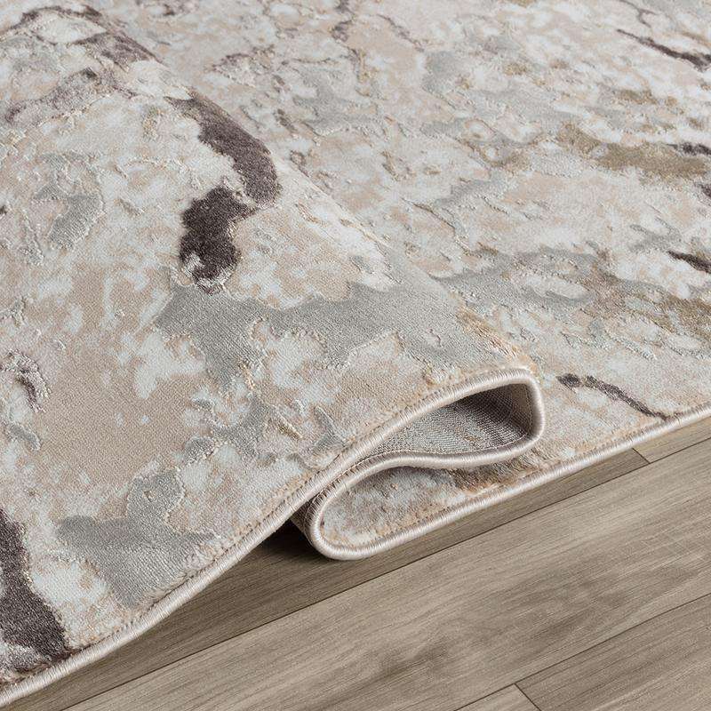 Elit Crack Beige Brown Rug