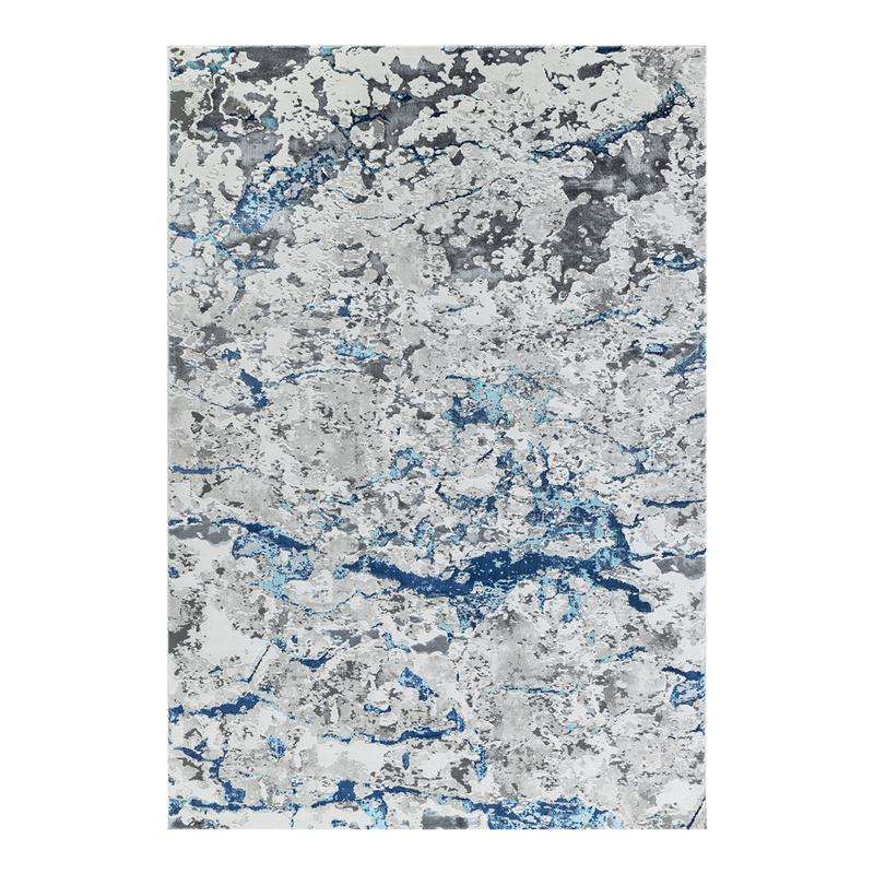 Elit Crack Grey Blue Rug