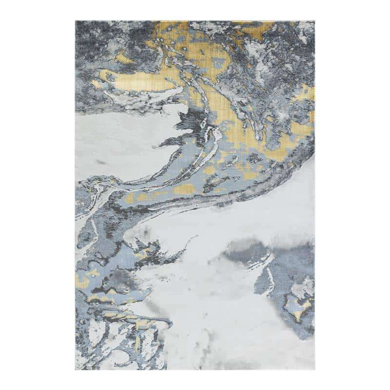Elit Crimp Grey Gold Rug